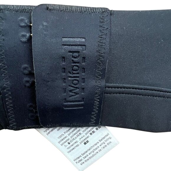 NWT Wolford Obsessed Skin Black Bra Sheer Mesh Top Medium - Picture 11 of 13